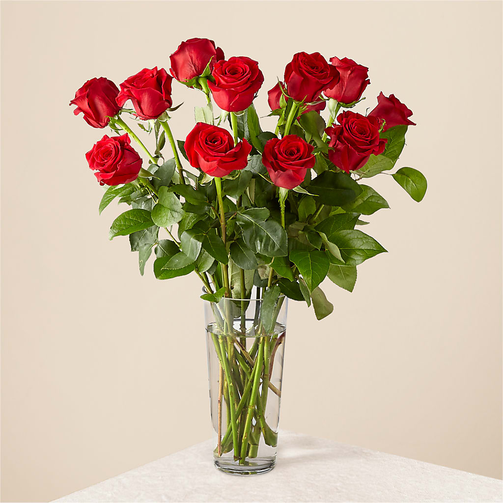 Long Stem Red Rose Bouquet – Awesome Blossom Florist, San Antonio TX