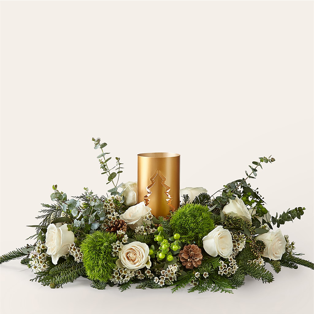 Chestnuts Roasting Centerpiece – Awesome Blossom Florist, San Antonio TX