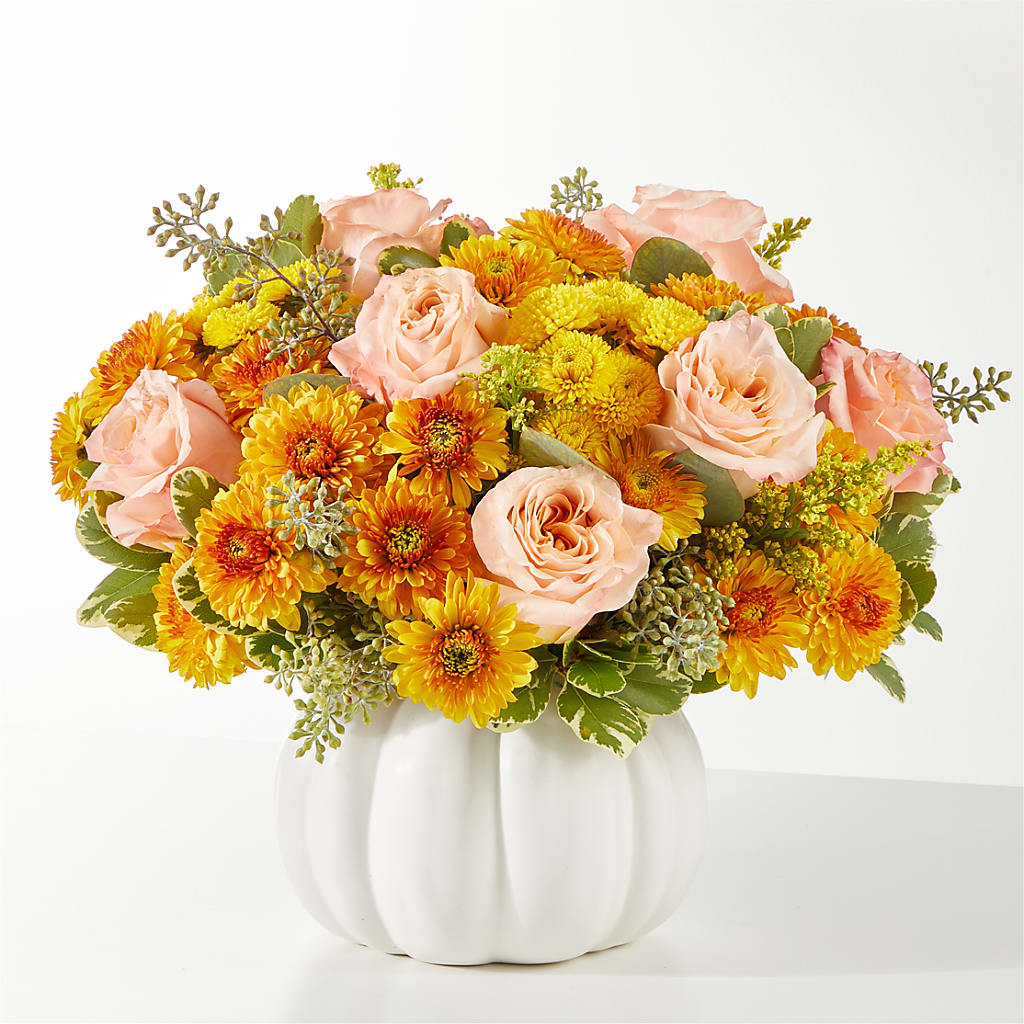 Peachy Pumpkin – Awesome Blossom Florist, San Antonio TX