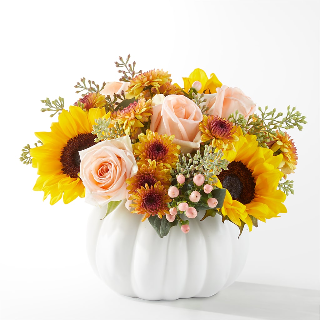 Pumpkin to Talk About Bouquet – Awesome Blossom Florist, San Antonio TX