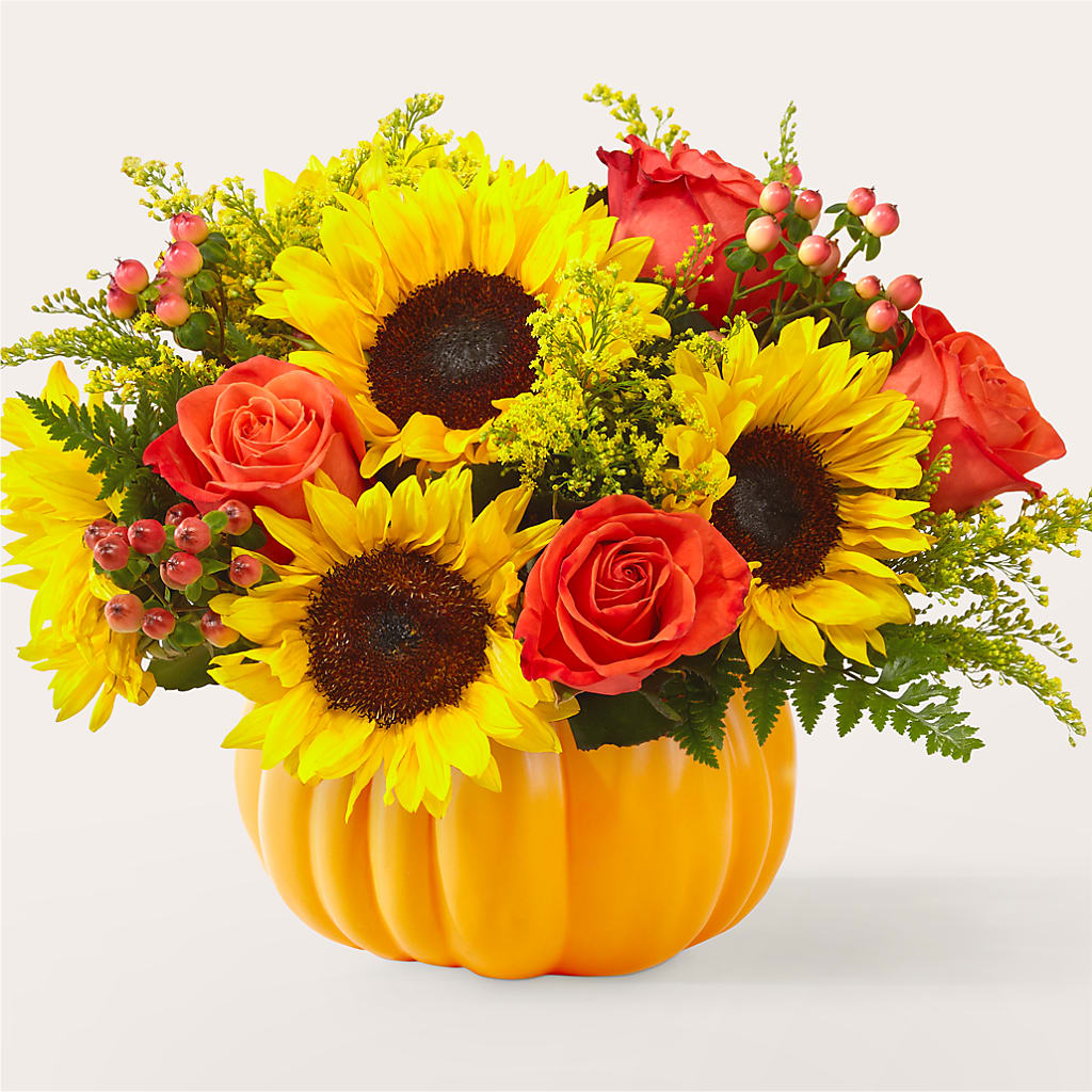 Pick of the Patch Pumpkin Bouquet – Awesome Blossom Florist, San Antonio TX