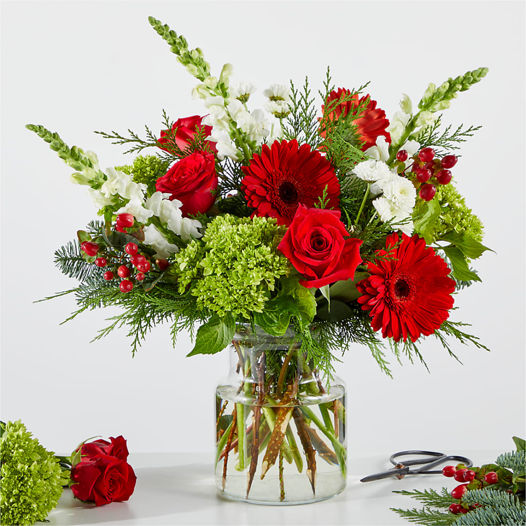 Merry Moment Bouquet – A Florist Original – Awesome Blossom Florist, San Antonio TX