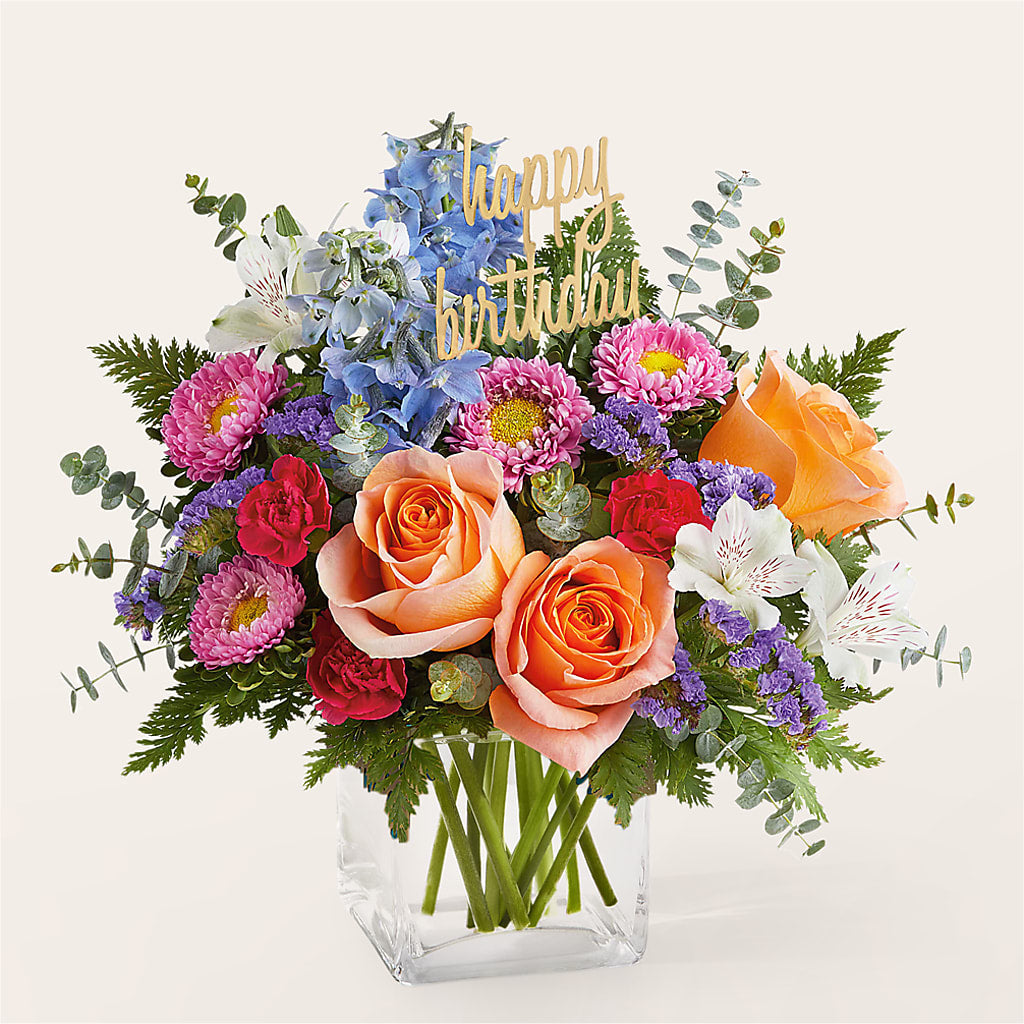 Birthday Bash Bouquet – Awesome Blossom Florist, San Antonio TX