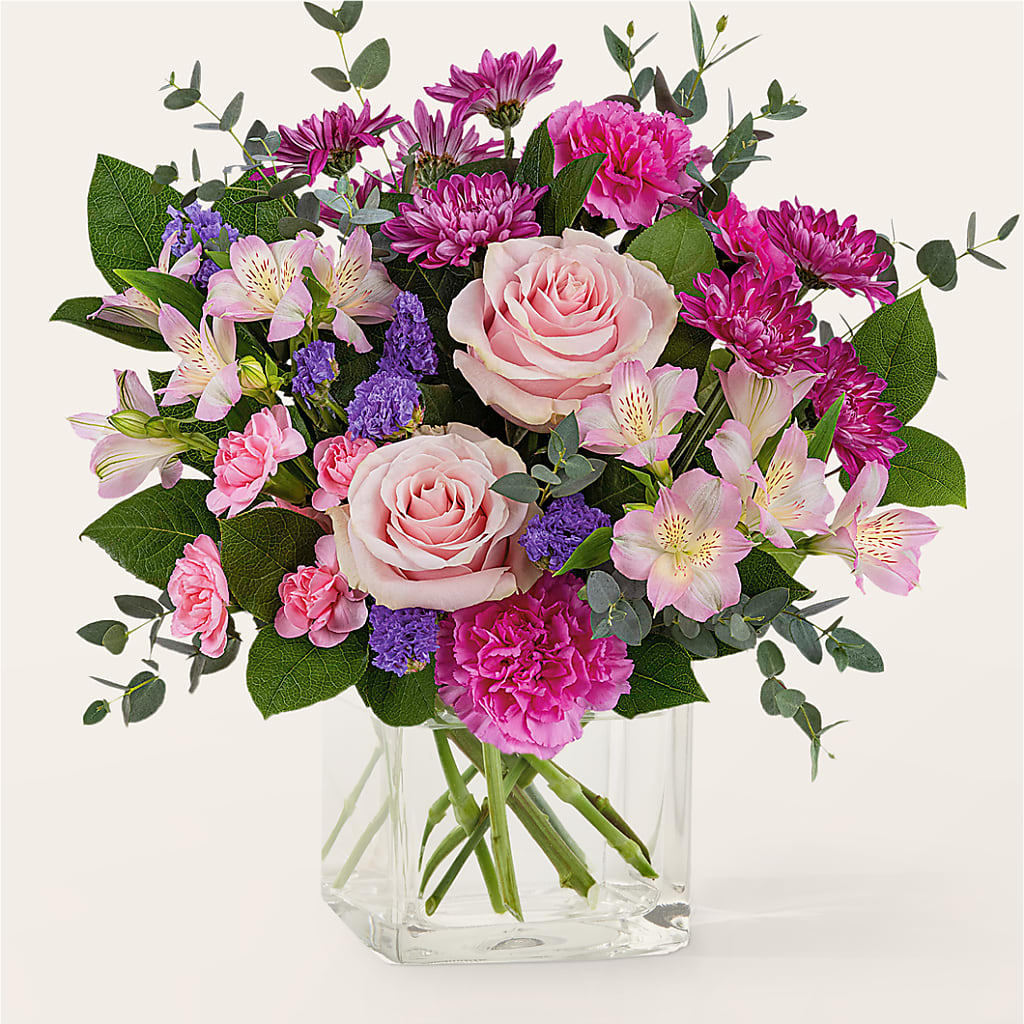 Rosy Radiance Bouquet – Awesome Blossom Florist, San Antonio TX