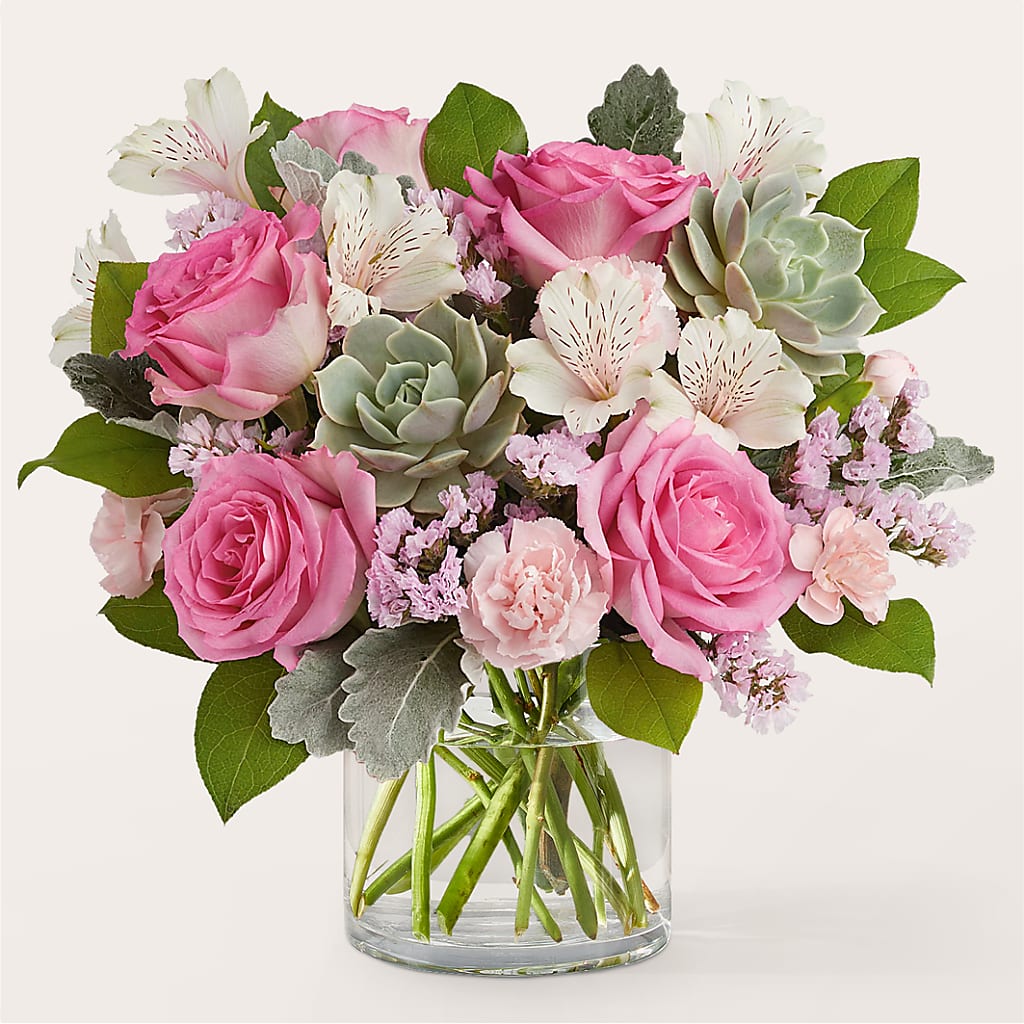 Dusty Rose Bouquet – Awesome Blossom Florist, San Antonio TX
