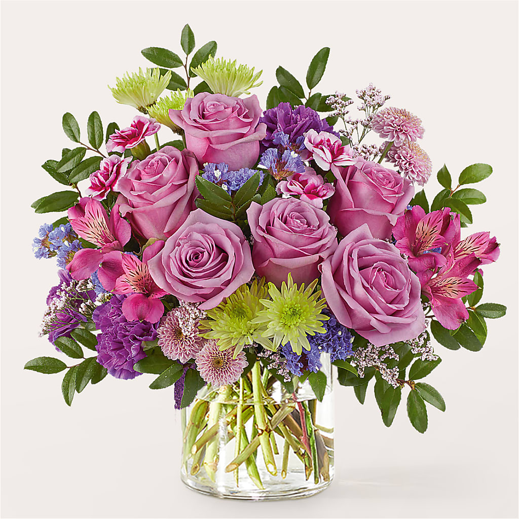 Glass Half Full Bouquet – Awesome Blossom Florist, San Antonio TX