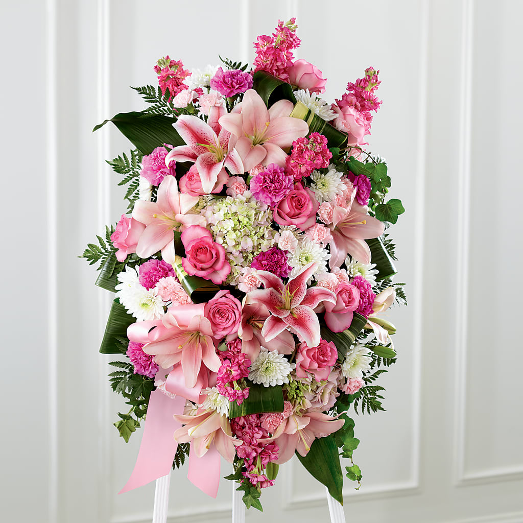 Comforting Standing Spray – Awesome Blossom Florist, San Antonio TX