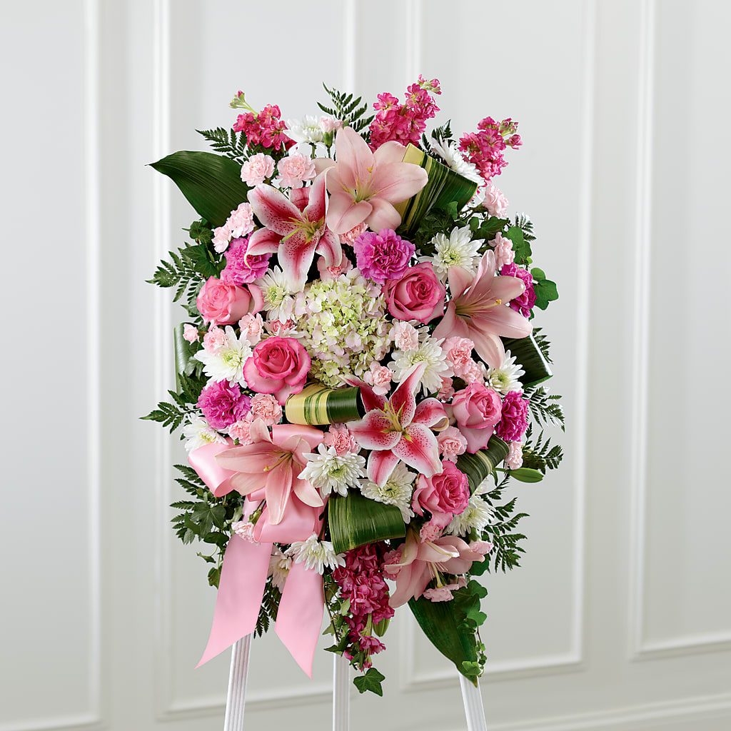 Comforting Standing Spray – Awesome Blossom Florist, San Antonio TX