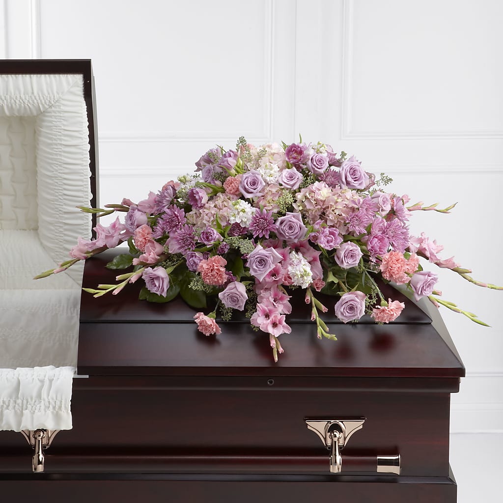 Immorata Casket Spray – Awesome Blossom Florist, San Antonio TX