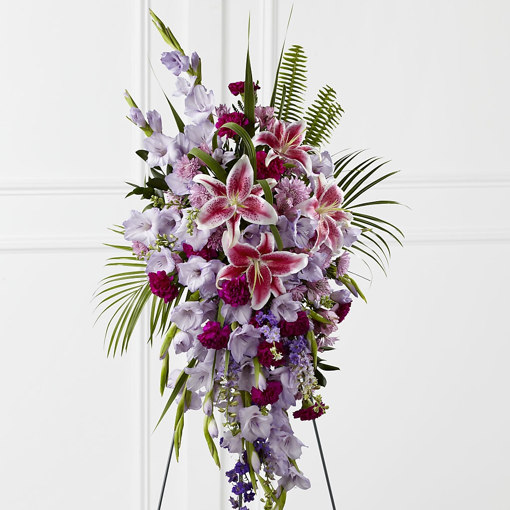 Tender Touch Standing Spray – Awesome Blossom Florist, San Antonio TX