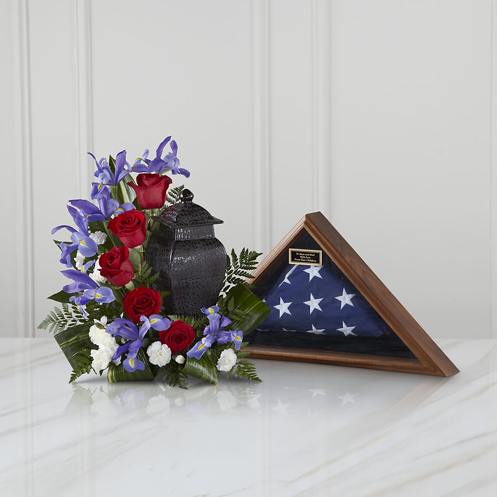 Patriotic Tribute Arrangement – Awesome Blossom Florist, San Antonio TX