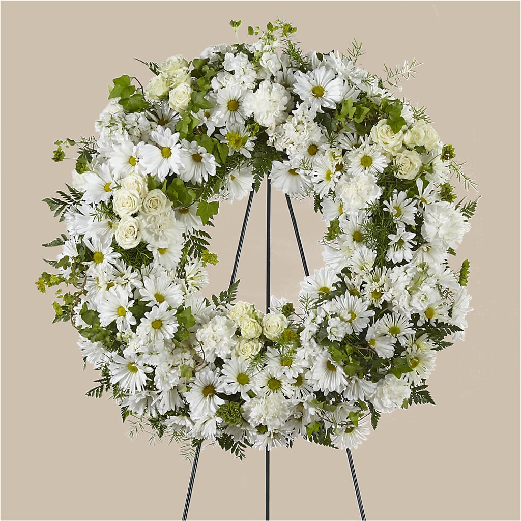 Faithful Wishes Wreath – Awesome Blossom Florist, San Antonio TX