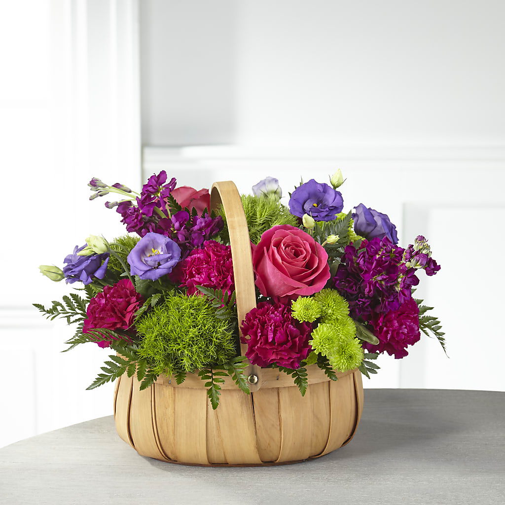 Serene Sanctuary Basket – Awesome Blossom Florist, San Antonio TX