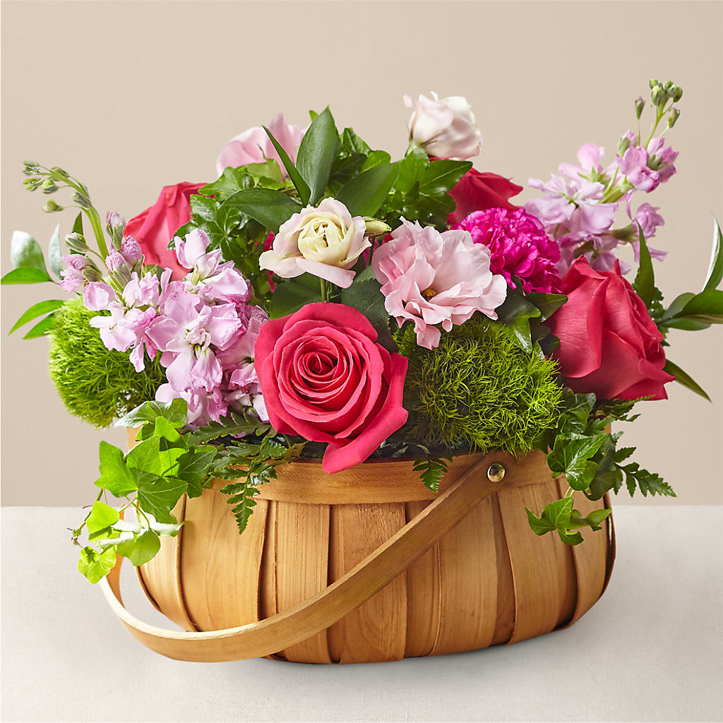 Radiance in Bloom Basket – Awesome Blossom Florist, San Antonio TX