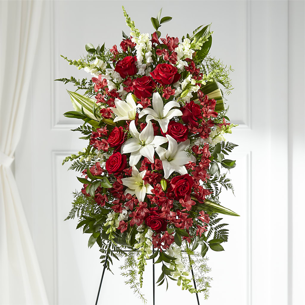 Everlasting Memory Standing Spray – Awesome Blossom Florist, San Antonio TX