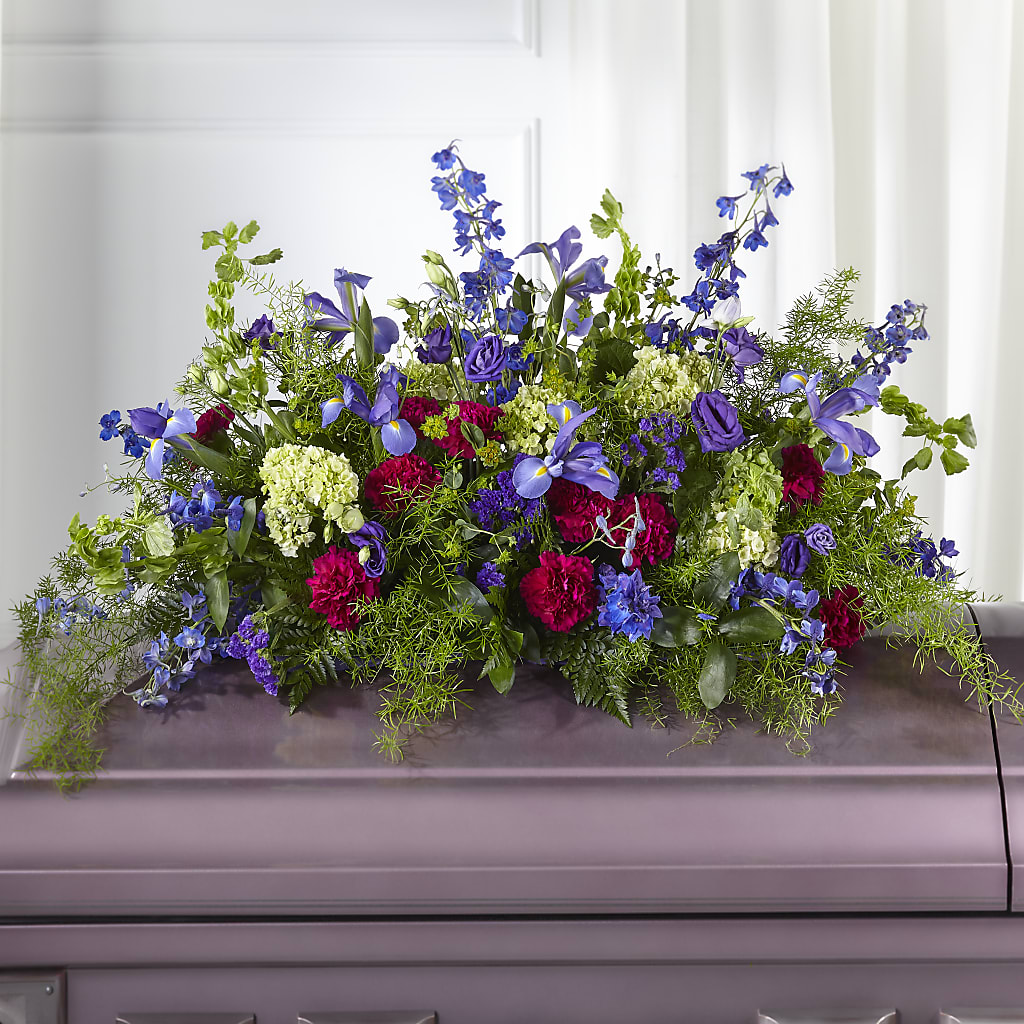 Always Treasured Casket Spray – Awesome Blossom Florist, San Antonio TX