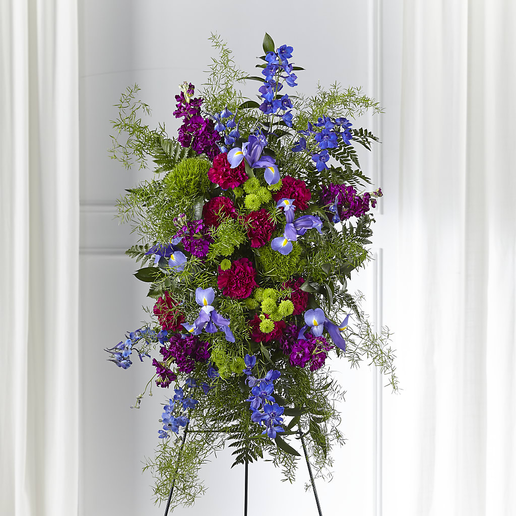 Heavenly Skies Standing Spray – Awesome Blossom Florist, San Antonio TX