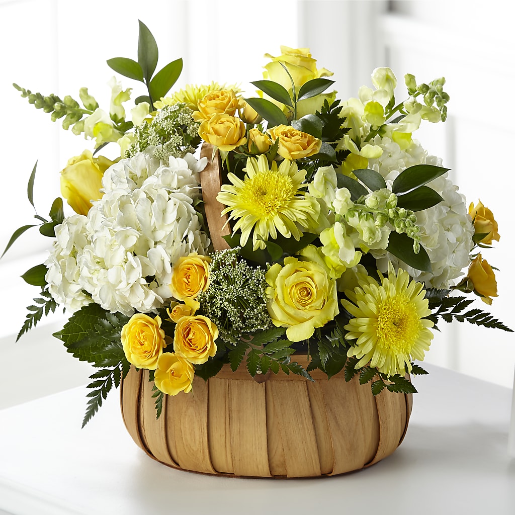 Rustic Remembrance Basket – Awesome Blossom Florist, San Antonio TX
