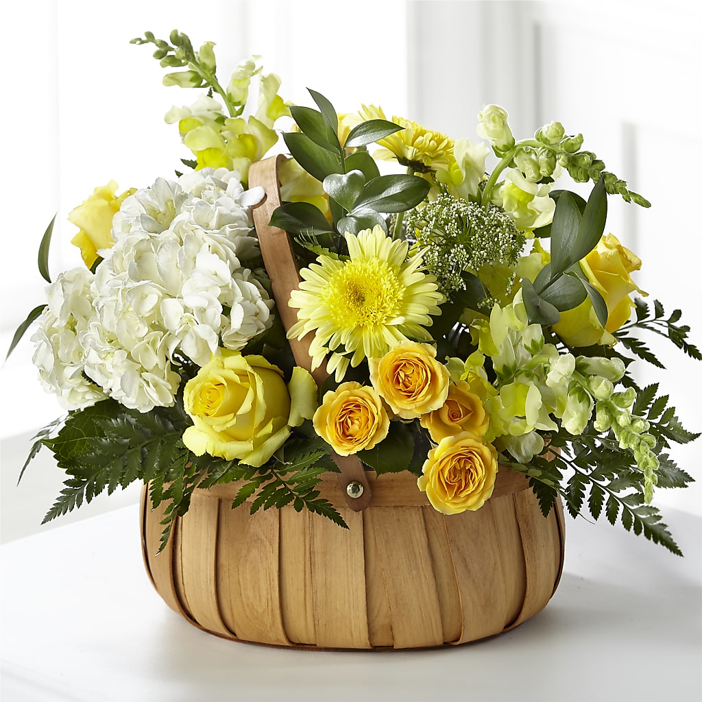 Rustic Remembrance Basket – Awesome Blossom Florist, San Antonio TX