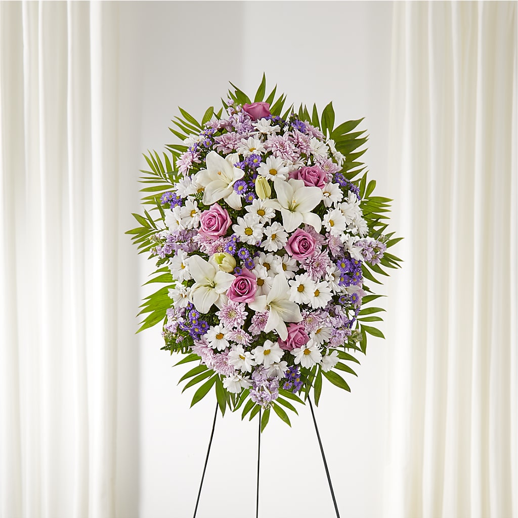 Surrounded by Love Standing Spray – Awesome Blossom Florist, San Antonio TX