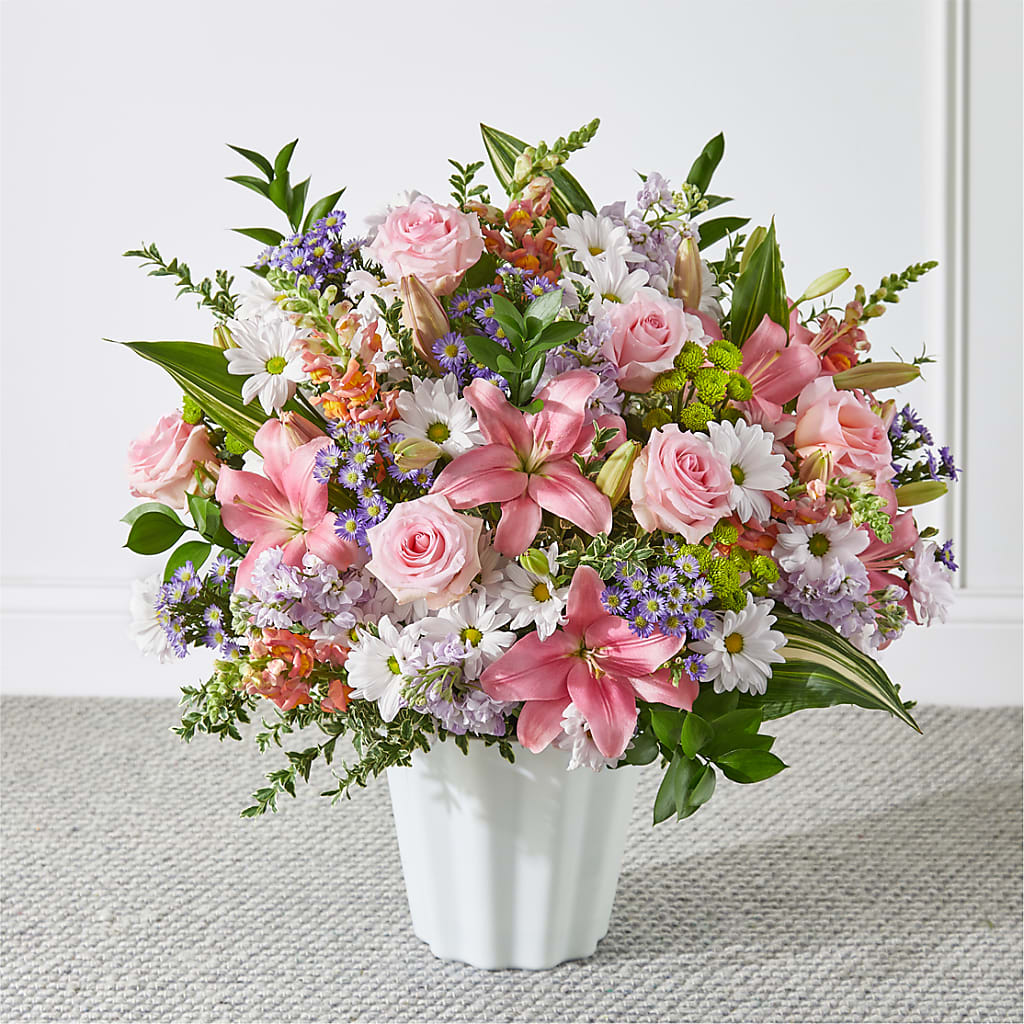 Abundant Compassion Floor Basket – Awesome Blossom Florist, San Antonio TX