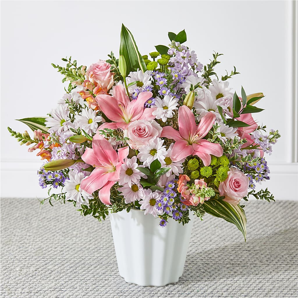 Abundant Compassion Floor Basket – Awesome Blossom Florist, San Antonio TX
