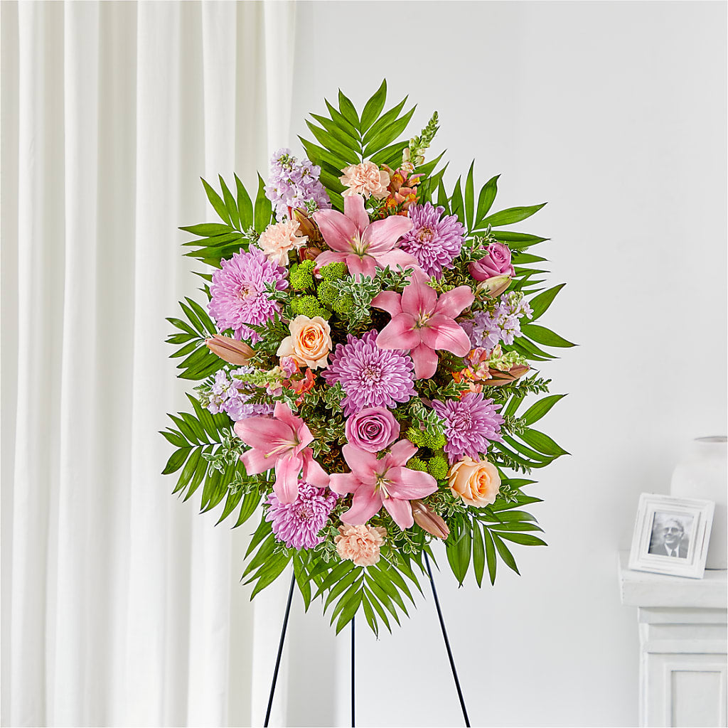 Love & Light Standing Spray – Awesome Blossom Florist, San Antonio TX