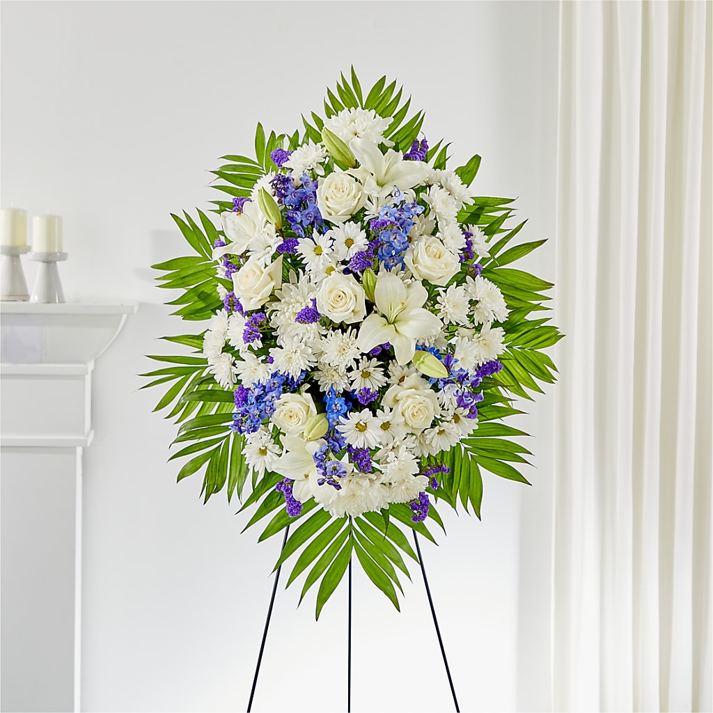 At Rest Standing Spray – Awesome Blossom Florist, San Antonio TX