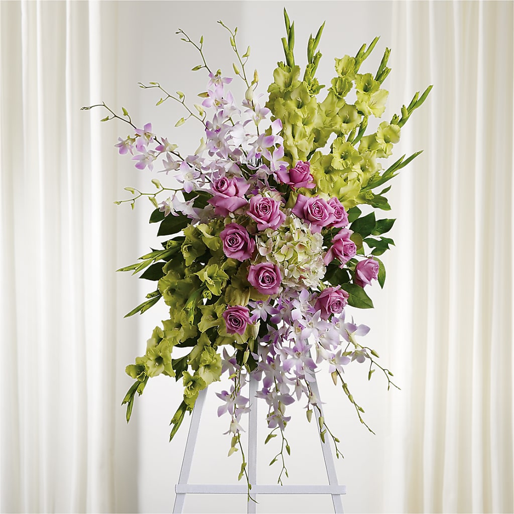Lasting Legacy Standing Spray – Awesome Blossom Florist, San Antonio TX