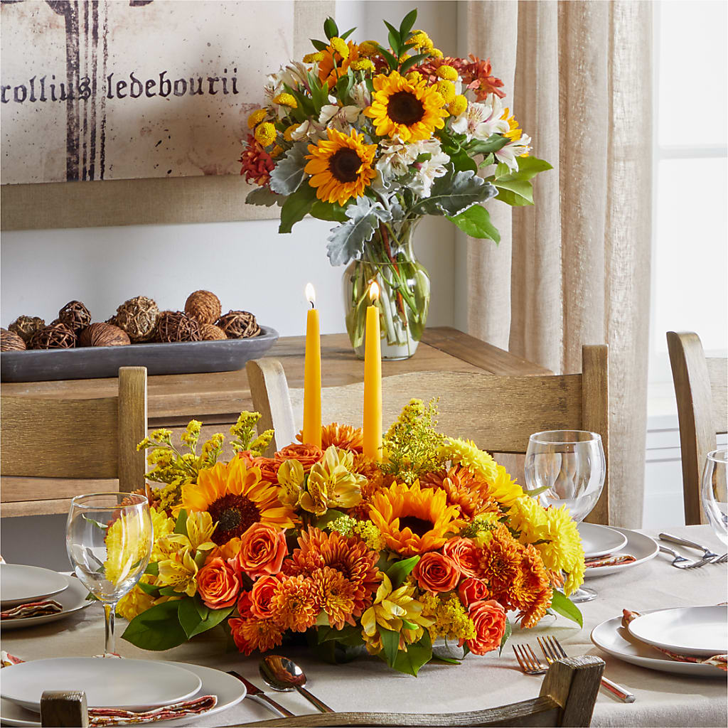 Golden Gathering Bundle – Awesome Blossom Florist, San Antonio TX