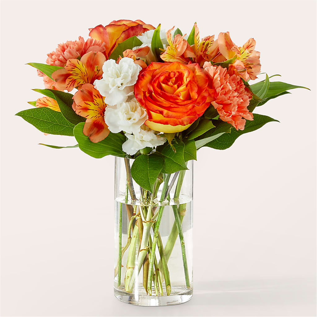 Apricot Glow Bouquet – Awesome Blossom Florist, San Antonio TX