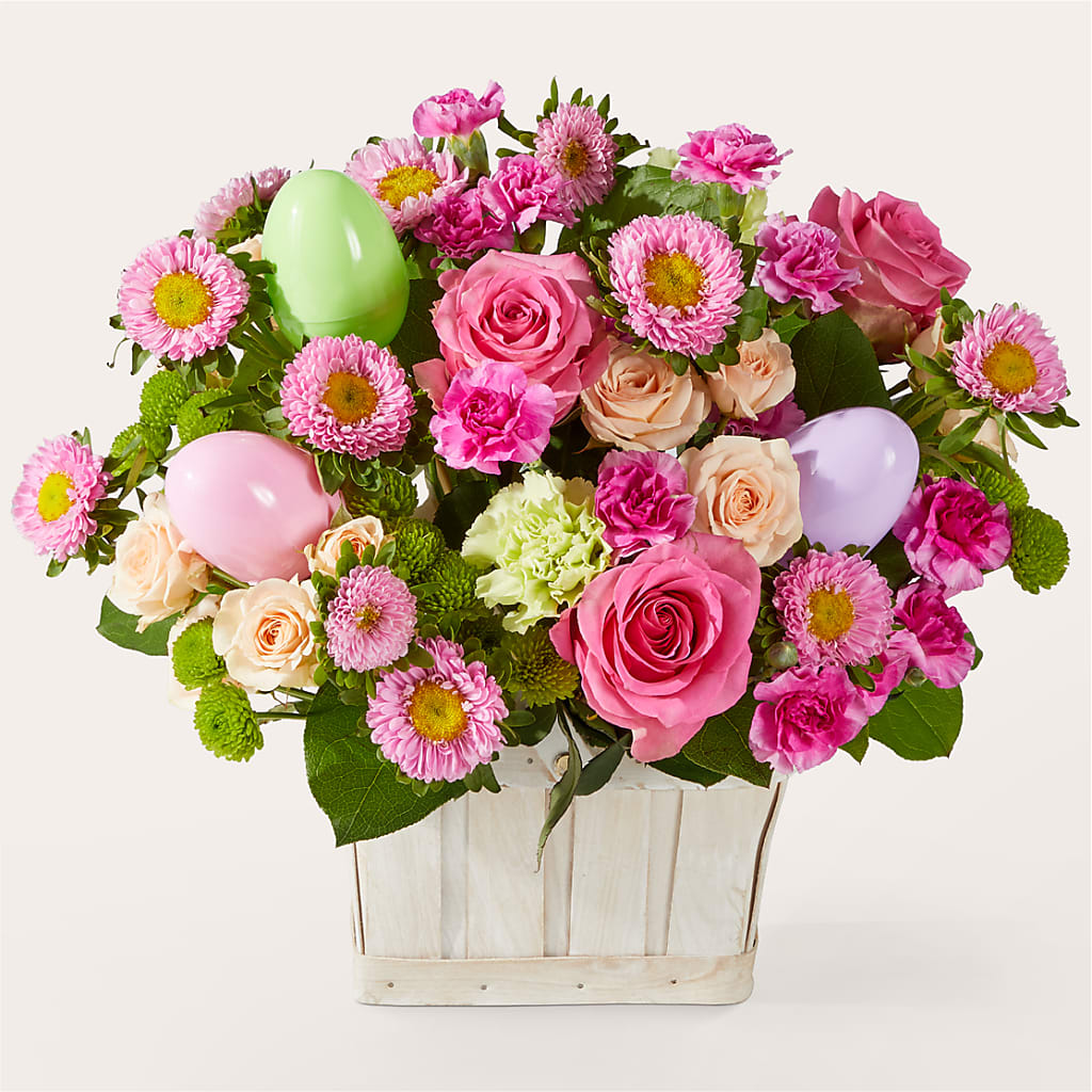 Get Eggcited Basket – Awesome Blossom Florist, San Antonio TX