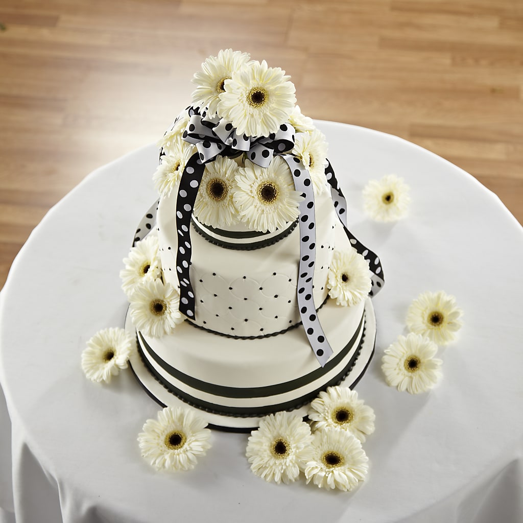 Simple Sophistication Cake Décor – Awesome Blossom Florist, San Antonio TX