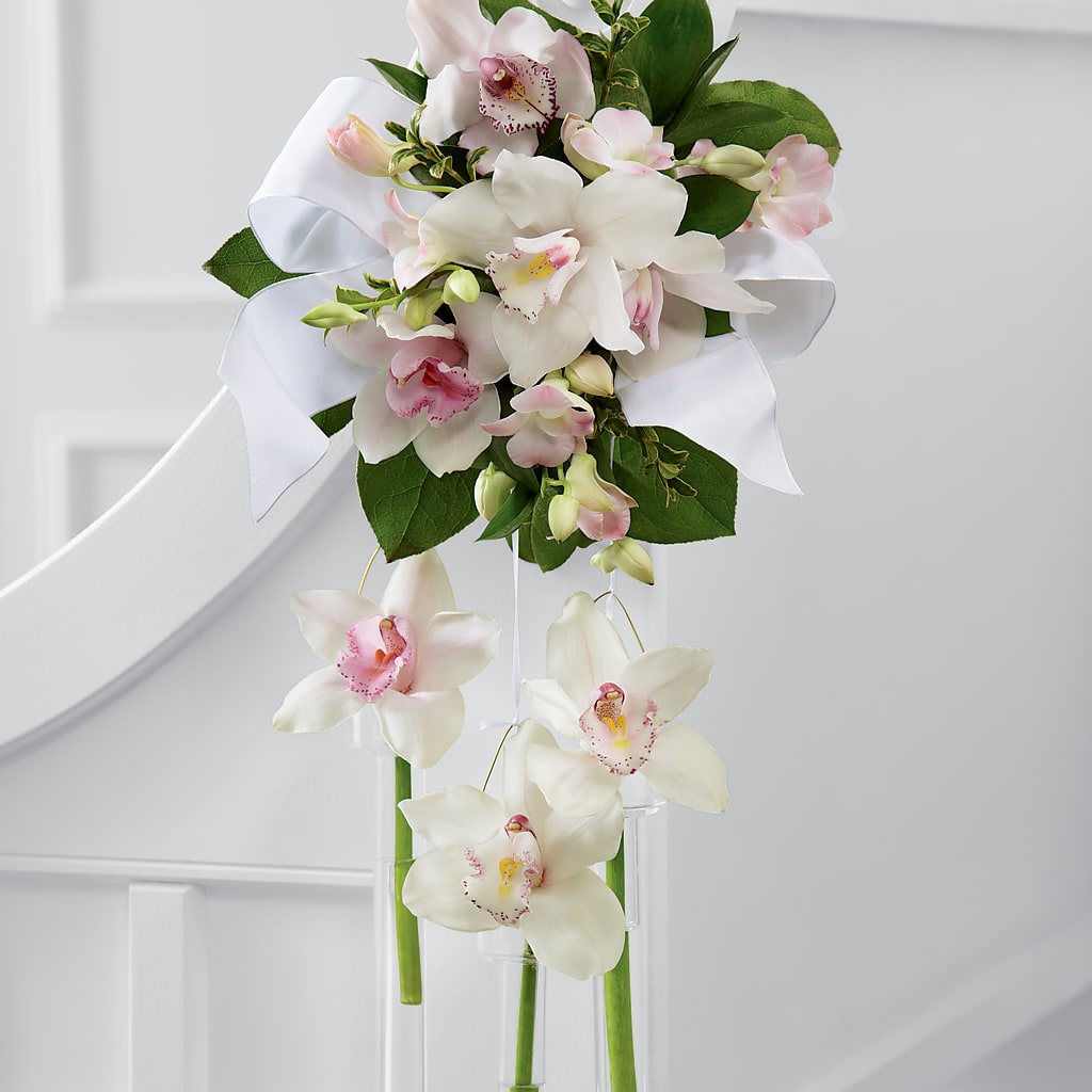 Perfect Entrance Pew Arrangement – Awesome Blossom Florist, San Antonio TX