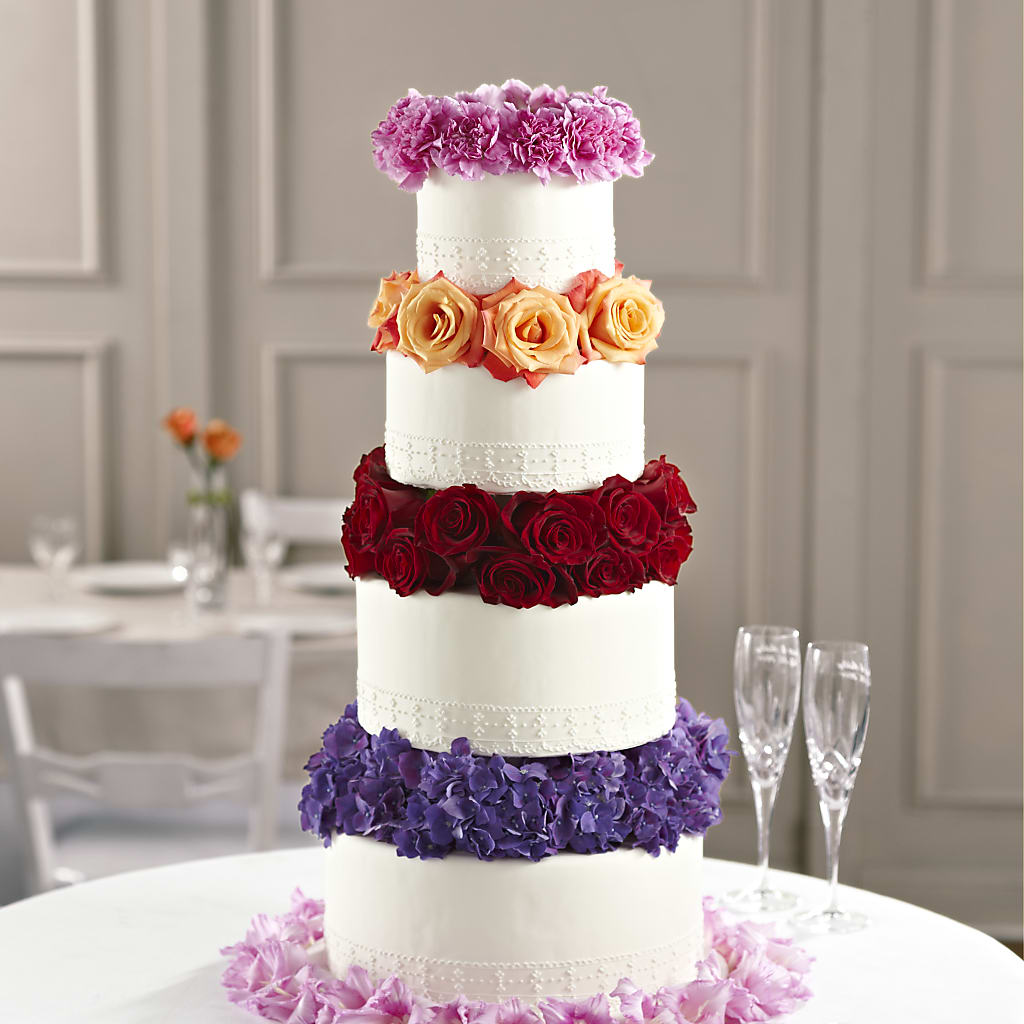 Infinite Love Cake Décor – Awesome Blossom Florist, San Antonio TX