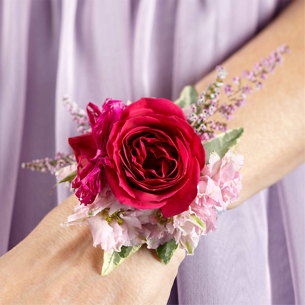 Rose Charm Corsage – Awesome Blossom Florist, San Antonio TX
