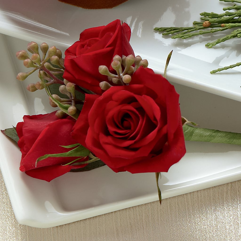 Red Spray Rose Boutonniere – Awesome Blossom Florist, San Antonio TX