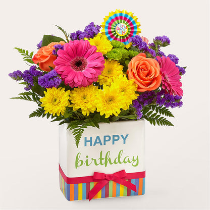 Birthday Brights Bouquet –  Awesome Blossom Florist, San Antonio TX