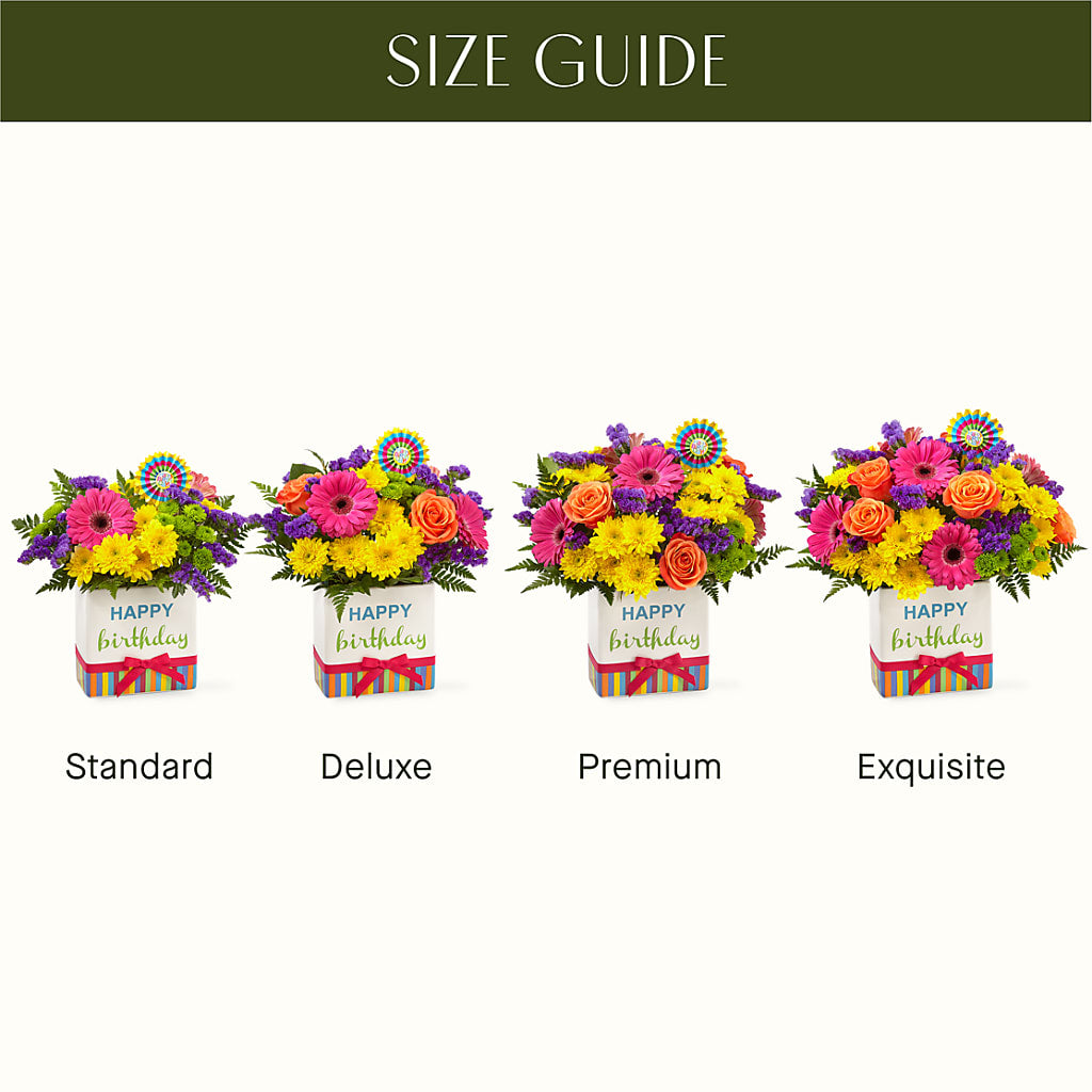 Birthday Brights Bouquet –  Awesome Blossom Florist, San Antonio TX