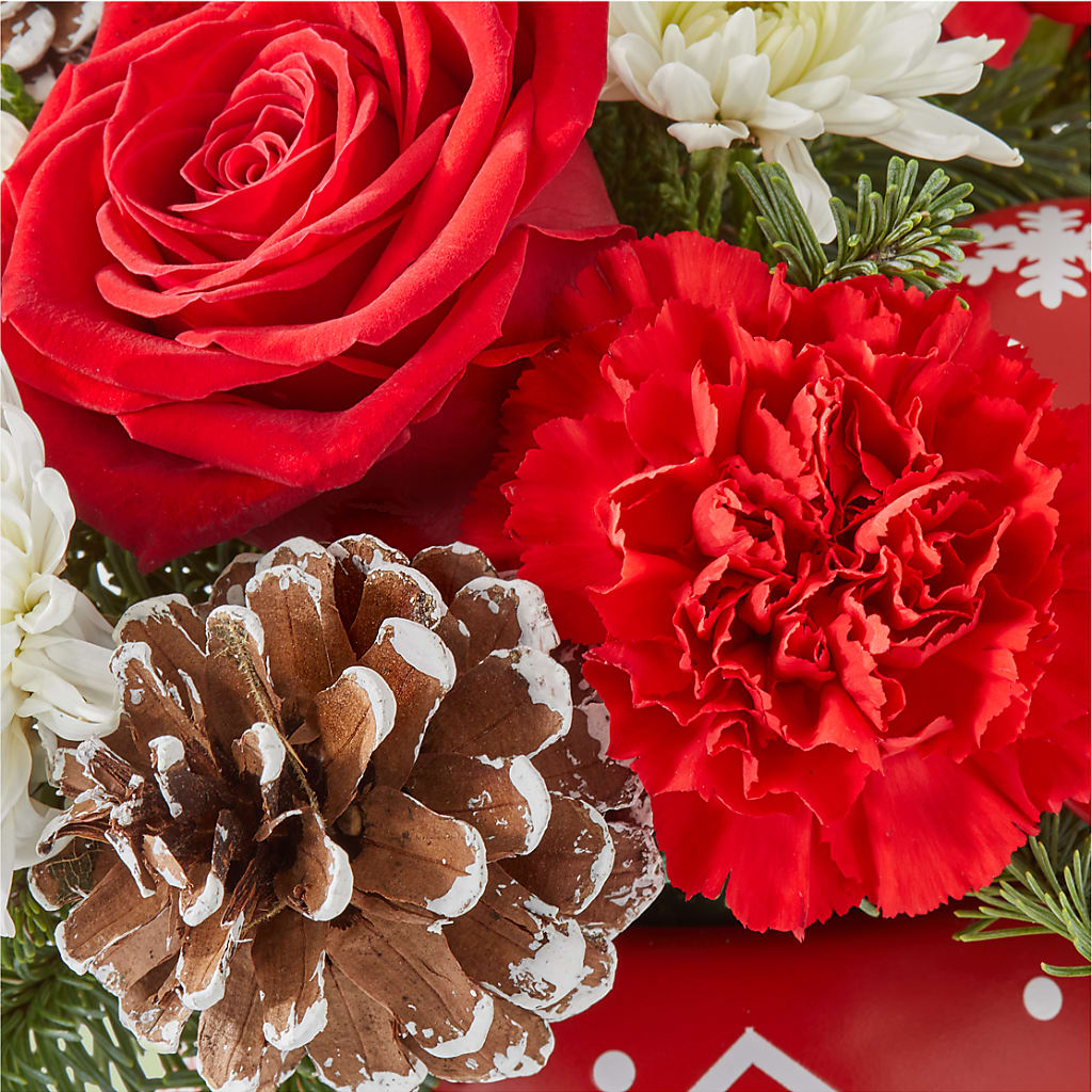 Christmas Village Ornament –  Awesome Blossom Florist, San Antonio TX