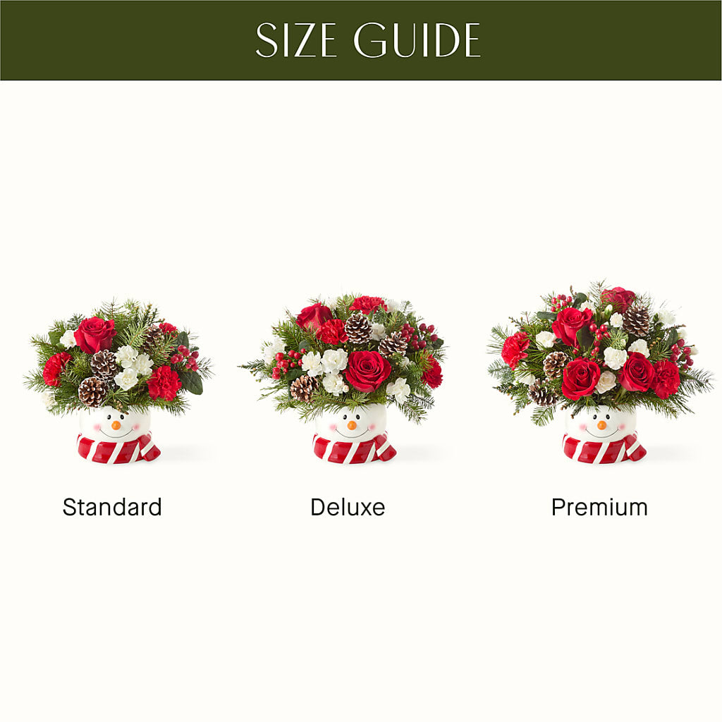 Jolly Snowman Bouquet –  Awesome Blossom Florist, San Antonio TX