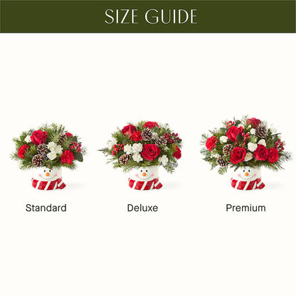 Jolly Snowman Bouquet –  Awesome Blossom Florist, San Antonio TX