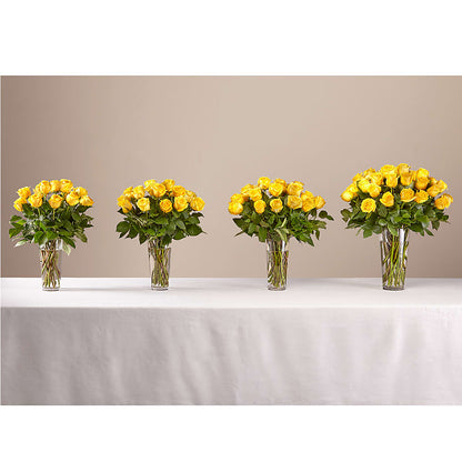 Long Stem Yellow Rose Bouquet –  Awesome Blossom Florist, San Antonio TX