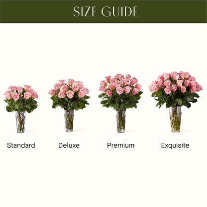 Long Stem Pink Rose Bouquet –  Awesome Blossom Florist, San Antonio TX