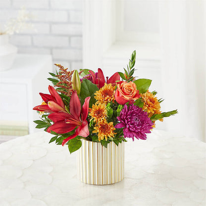 Burgundy Landscape Bouquet –  Awesome Blossom Florist, San Antonio TX