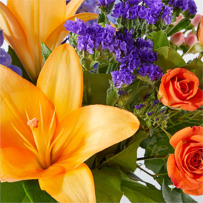 Radiant Citrus Bouquet –  Awesome Blossom Florist, San Antonio TX