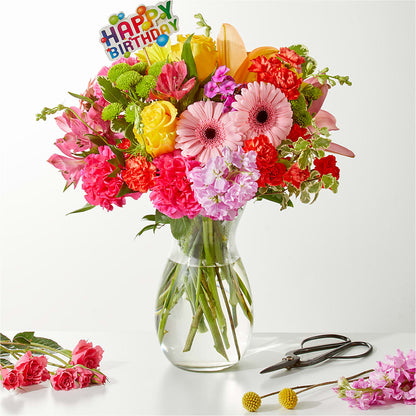 Cue the Confetti - A Florist Original –  Awesome Blossom Florist, San Antonio TX