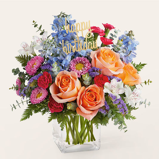 Birthday Bash Bouquet –  Awesome Blossom Florist, San Antonio TX