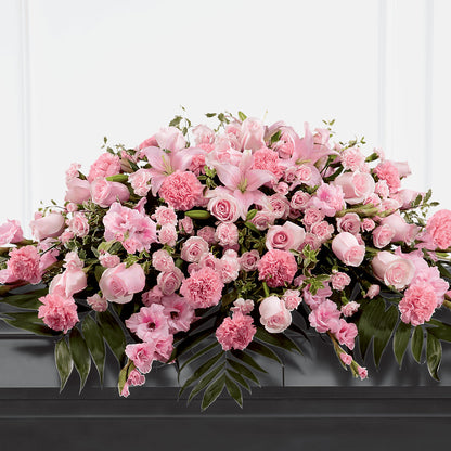 Garden of Comfort Casket Spray (Standard) –  Awesome Blossom Florist, San Antonio TX