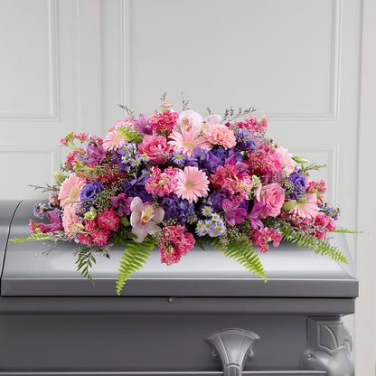 Glorious Garden Casket Spray –  Awesome Blossom Florist, San Antonio TX